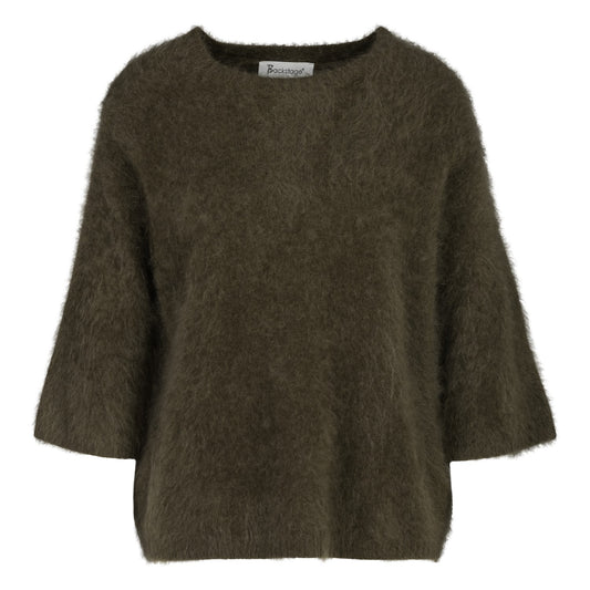 BRUSHED OVERSIZE SHORT SLEEVE
