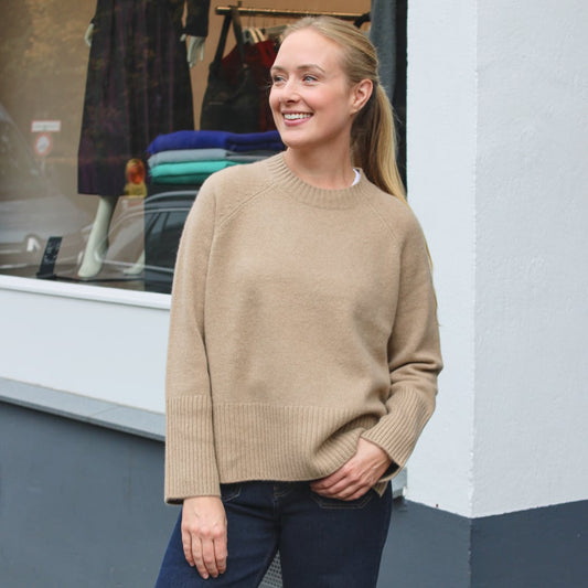 BOXY PULLOVER CASHMERE