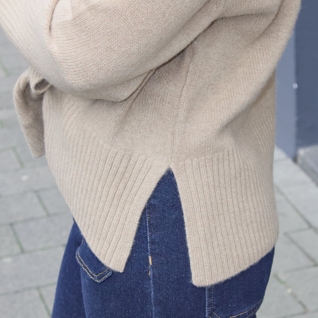 BOXY PULLOVER CASHMERE