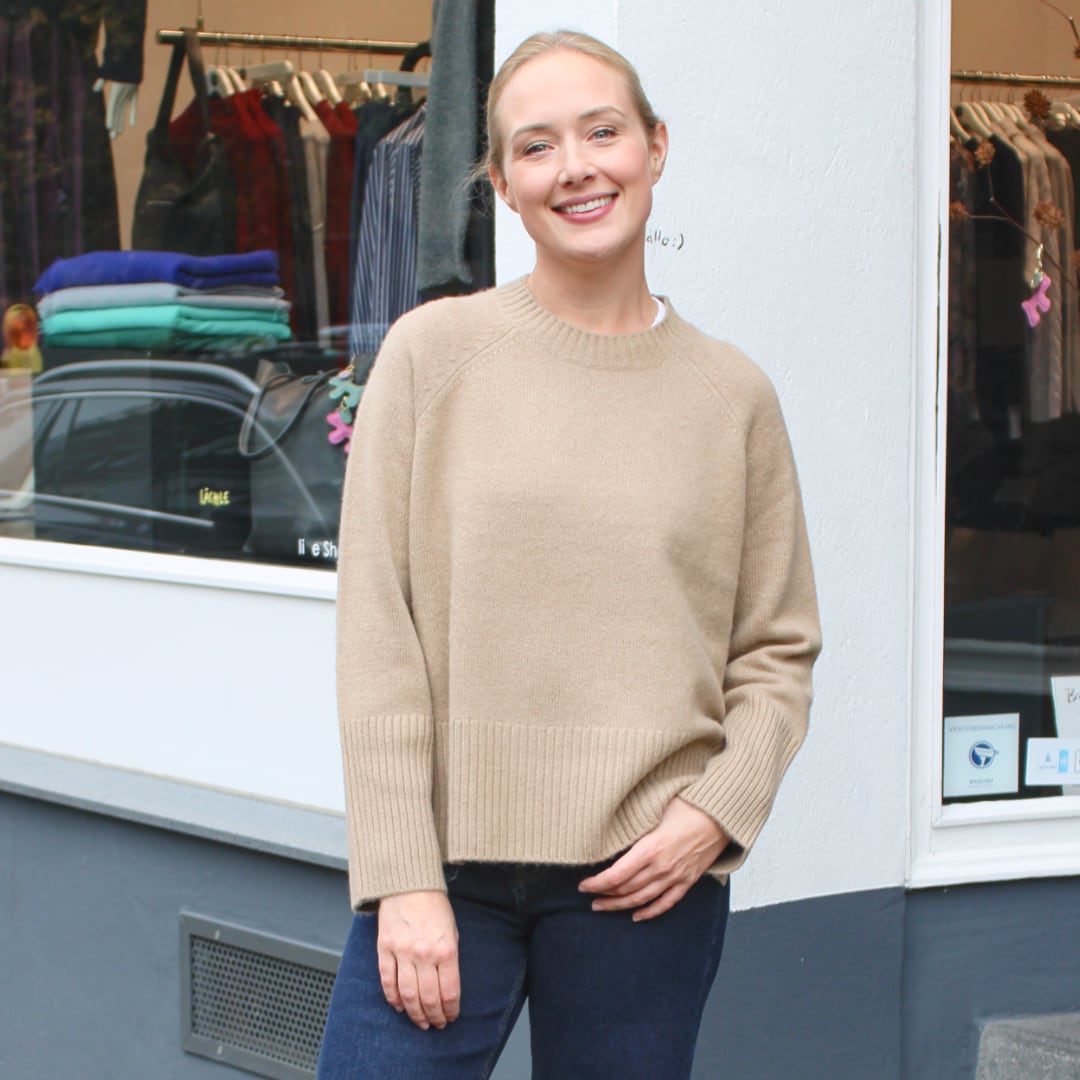 BOXY PULLOVER CASHMERE