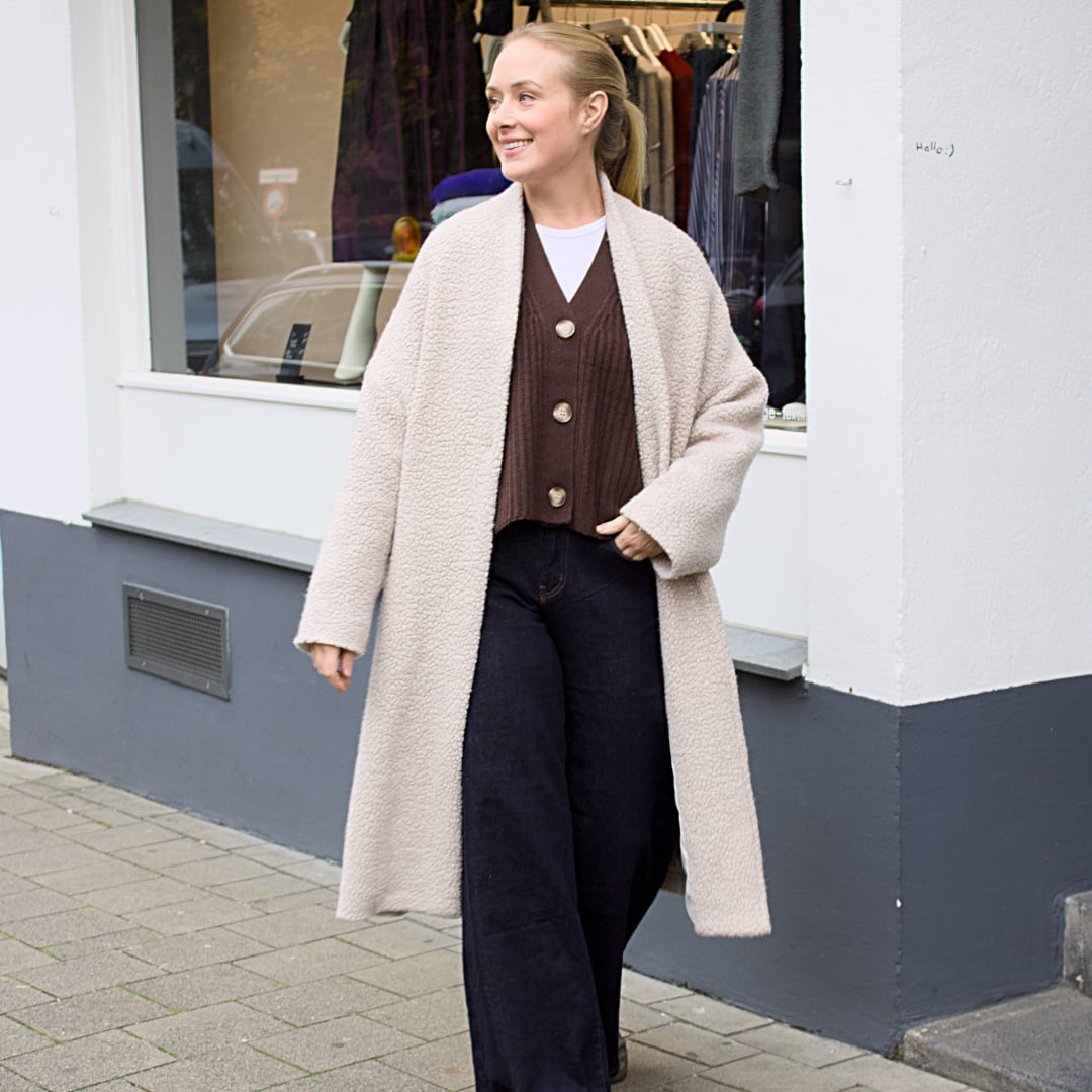 V-CARDIGAN BOXY CASHMERE