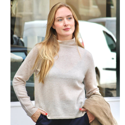 Pullover Stehbund Cashmere