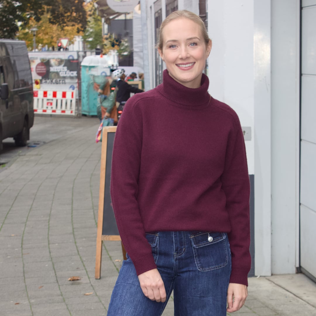 ROLLKRAGENPULLOVER CASHMERE