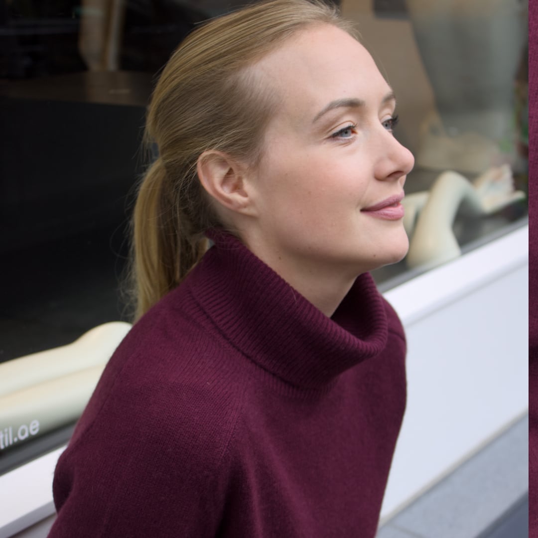 ROLLKRAGENPULLOVER CASHMERE