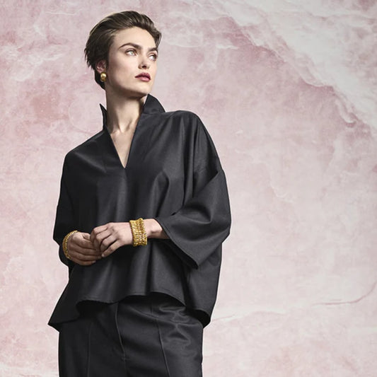 LÄSSIGES SHIRT WOLLMIX