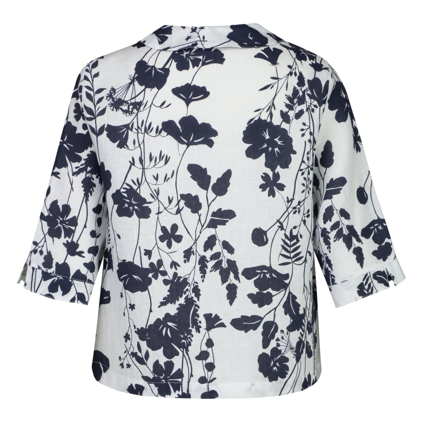 BLUSE GARDA MONOCHROM FLOWERS