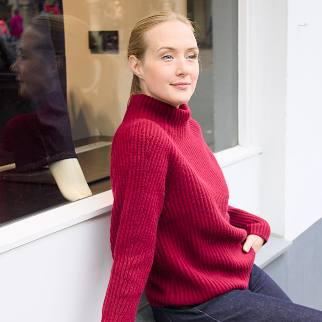 STEHBUND PATENTPULLOVER CASHMERE