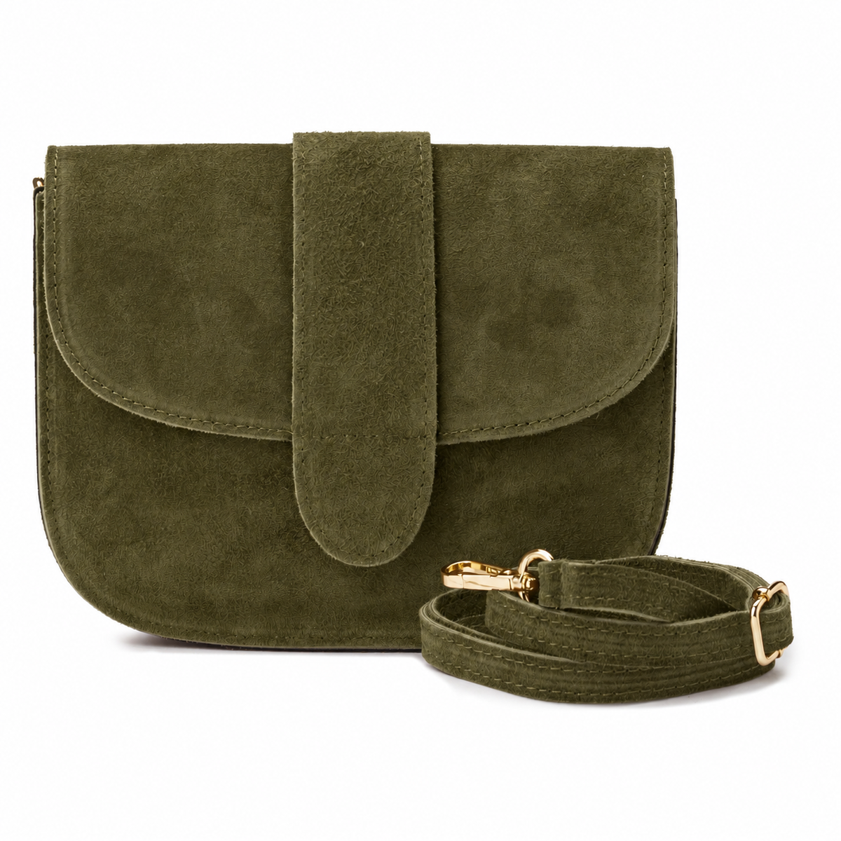 KLEINE WILDLEDERTASCHE