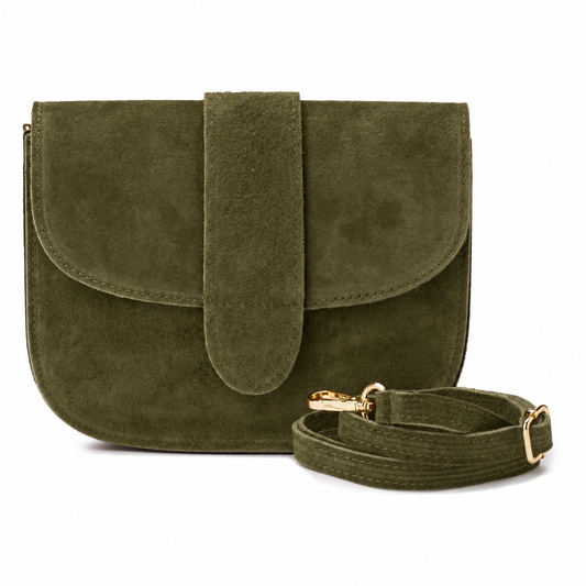 KLEINE WILDLEDERTASCHE
