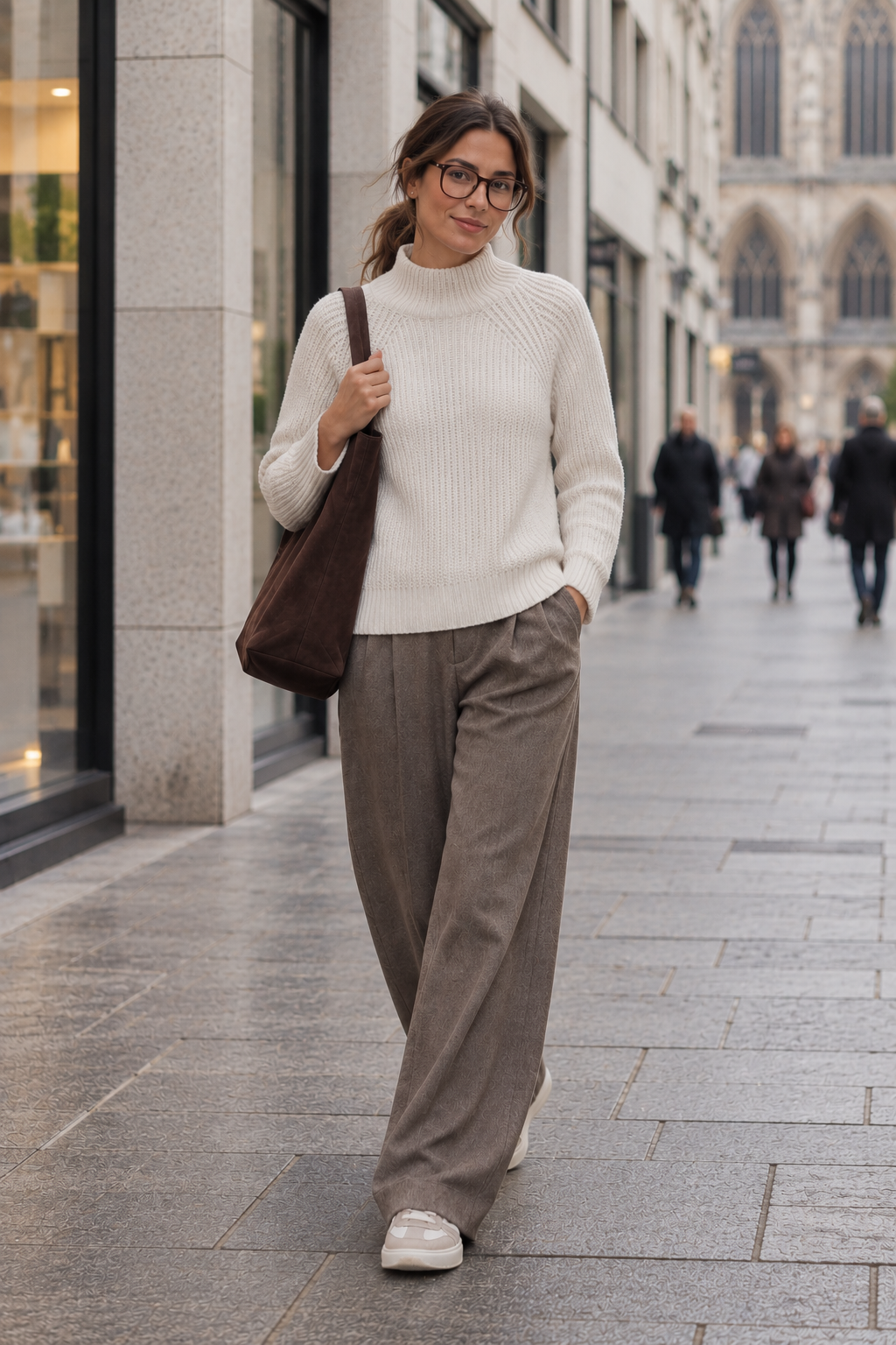 STEHBUND PULLOVER CASHMERE