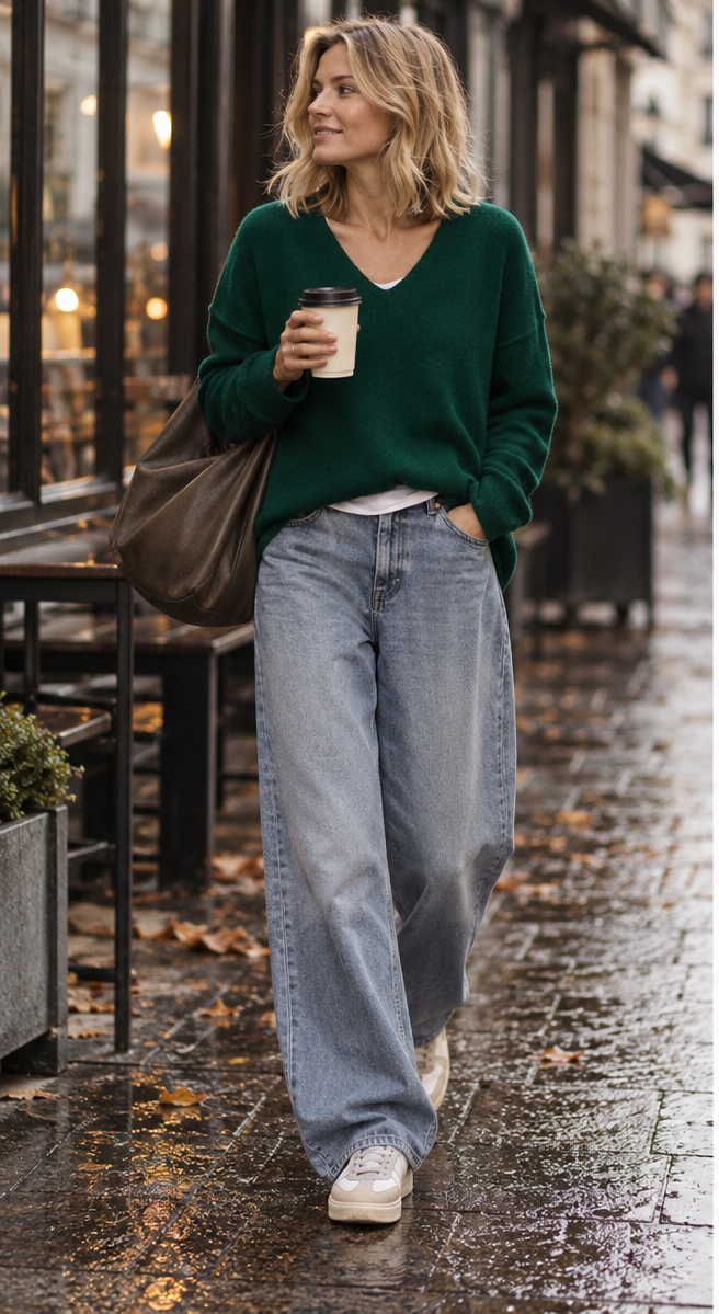 V-NECK SWEATER